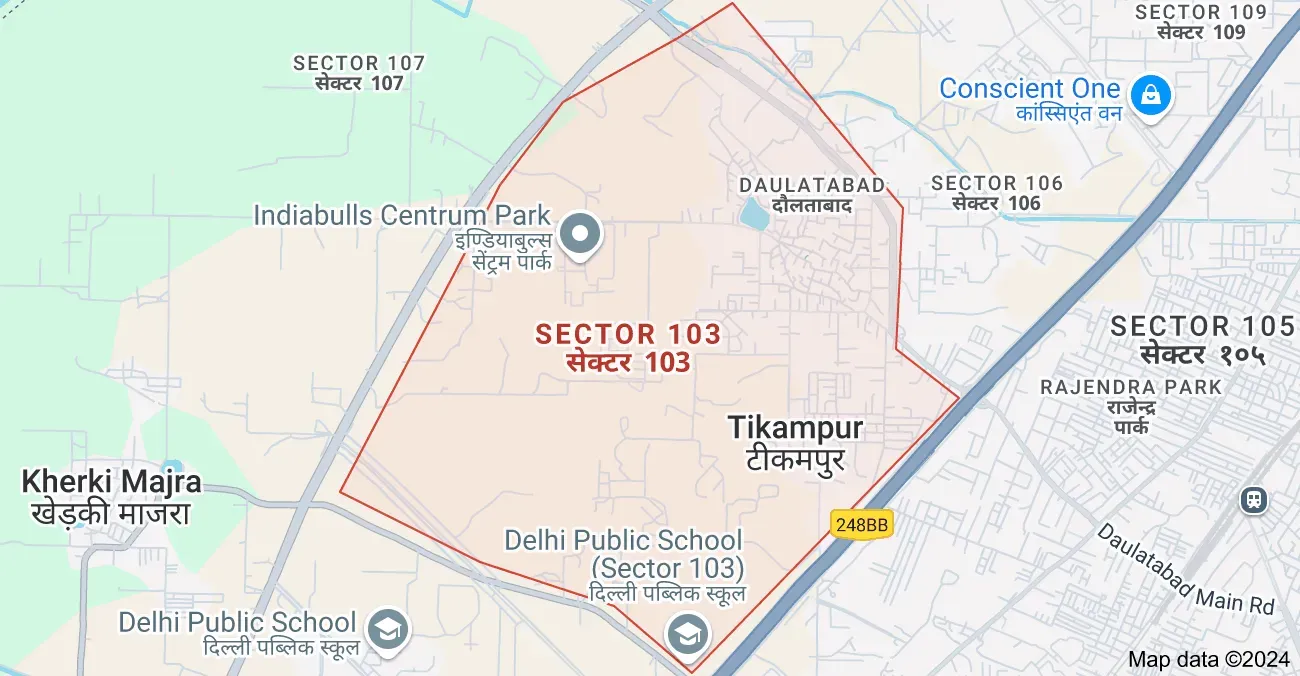 Adani The Marq Location Map